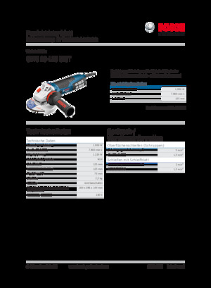 Haakse slijpmachines Bosch GWS 19-125 CIST