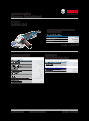 Haakse slijpmachines Bosch GWS 19-150 CI