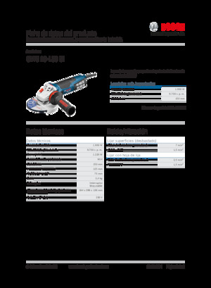Haakse slijpmachines Bosch GWS 19-150 CI