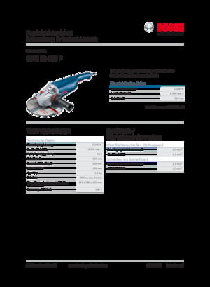 Haakse slijpmachines Bosch GWS 22-230 P