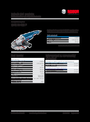 Haakse slijpmachines Bosch GWS 22-230 P