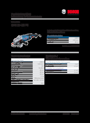 Haakse slijpmachines Bosch GWS 30-180 PB