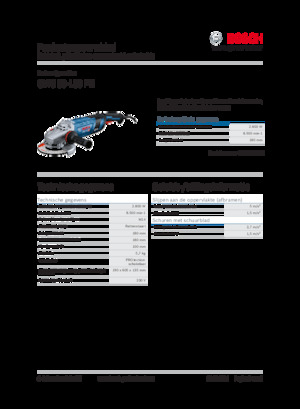 Haakse slijpmachines Bosch GWS 30-180 PB
