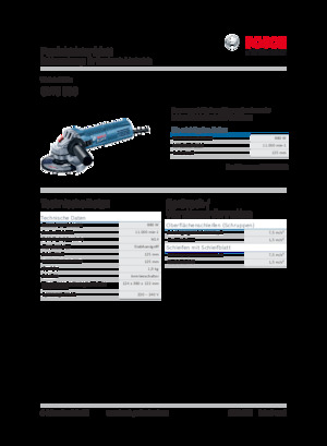 Haakse slijpmachines Bosch GWS 880