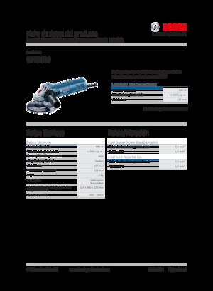 Haakse slijpmachines Bosch GWS 880