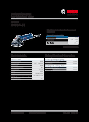 Haakse slijpmachines Bosch GWS 9-115 S