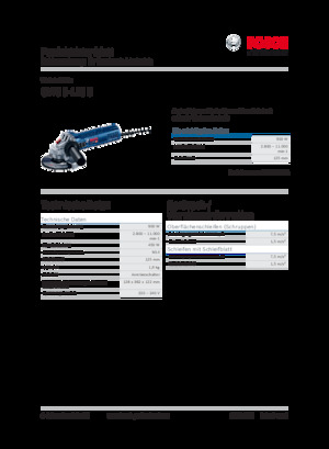 Haakse slijpmachines Bosch GWS 9-125 S