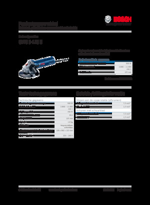 Haakse slijpmachines Bosch GWS 9-125 S