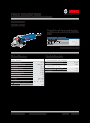 Haakse slijpmachines Bosch GWX 14-125