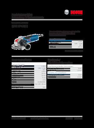Haakse slijpmachines Bosch GWX 17-125 S