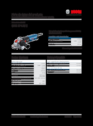 Haakse slijpmachines Bosch GWX 17-125 S