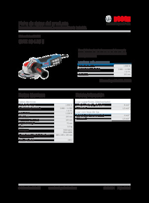 Haakse slijpmachines Bosch GWX 19-125 S