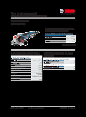 Haakse slijpmachines Bosch GWX 19-125 S