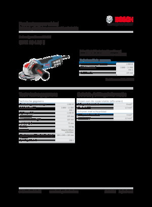 Haakse slijpmachines Bosch GWX 19-125 S