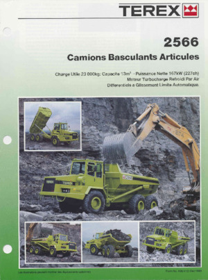 Kiepwagens Terex 2566