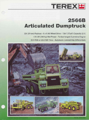 Kiepwagens Terex 2566B
