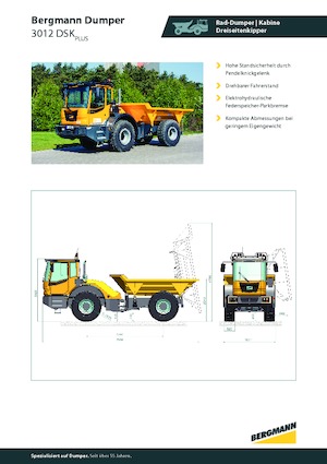 Kiepwagens Bergmann 3012DSK Plus