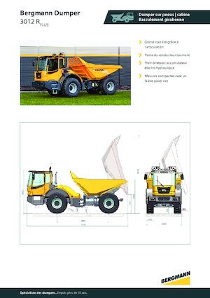 Kiepwagens Bergmann 3012R Plus