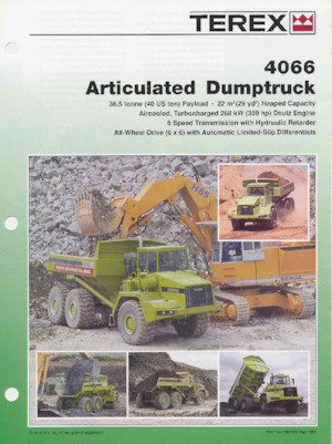 Kiepwagens Terex 4066