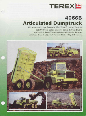 Kiepwagens Terex 4066B