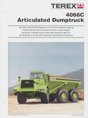 Kiepwagens Terex 4066C