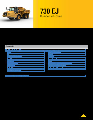 Kiepwagens Caterpillar 730 EJ