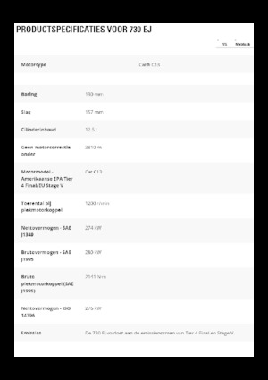 Kiepwagens Caterpillar 730 EJ