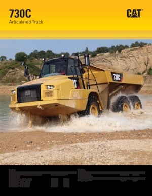 Kiepwagens Caterpillar 730C