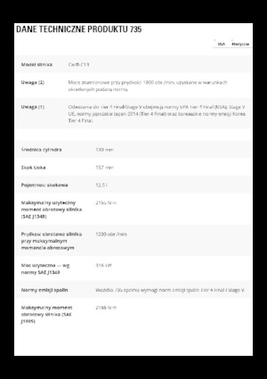 Kiepwagens Caterpillar 735-04A