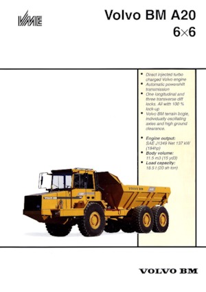 Kiepwagens Volvo A 20 6x6