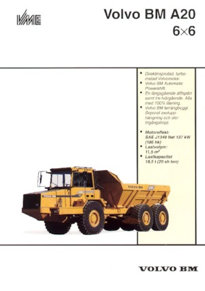 Kiepwagens Volvo A 20 6x6