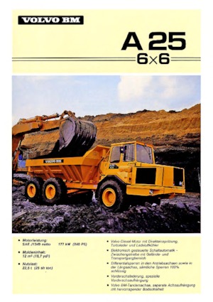 Kiepwagens Volvo A 25 6x6