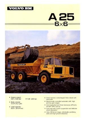 Kiepwagens Volvo A 25 6x6