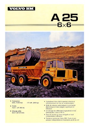 Kiepwagens Volvo A 25 6x6