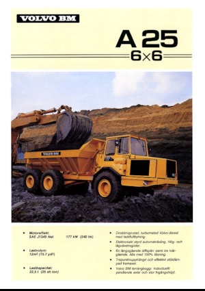 Kiepwagens Volvo A 25 6x6