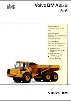 Kiepwagens Volvo A 25 B 6x6