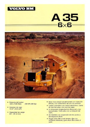 Kiepwagens Volvo A 35 6x6