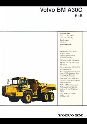 Kiepwagens Volvo A30C 6x6