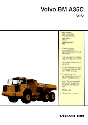 Kiepwagens Volvo A35C 6x6