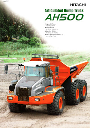 Kiepwagens Hitachi AH500