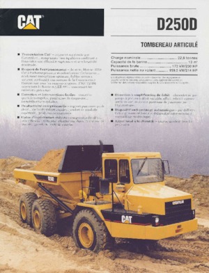 Kiepwagens Caterpillar D250D