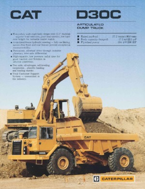Kiepwagens Caterpillar D30C