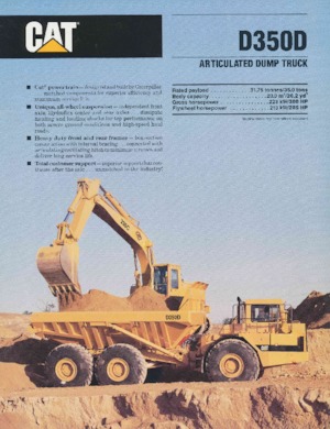 Kiepwagens Caterpillar D350D