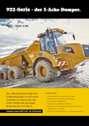 Kiepwagens Hydrema 922F