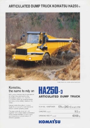 Kiepwagens Komatsu HA250-3