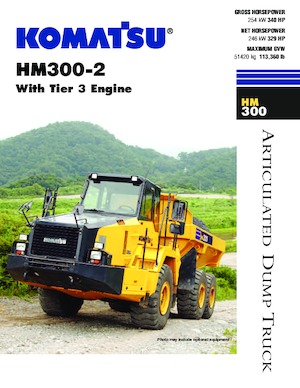 Kiepwagens Komatsu HM300-2