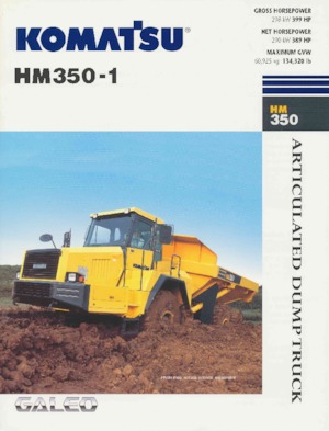 Kiepwagens Komatsu HM350-1
