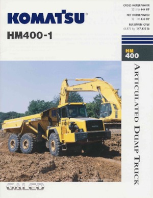 Kiepwagens Komatsu HM400-1