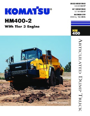 Kiepwagens Komatsu HM400-2