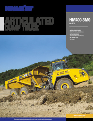 Kiepwagens Komatsu HM400-3M0